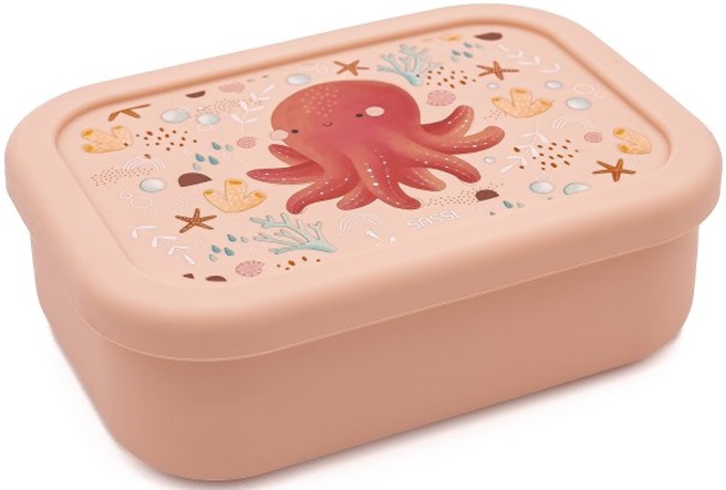 Cutie din silicon pentru alimente  Sassi Slurpy The Octopus - 700 ml