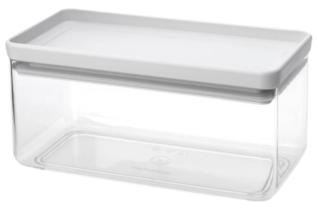 Cutie pentru depozitarea produselor Brabantia - Tasty+ Stackable, 1.5 l, Light Grey