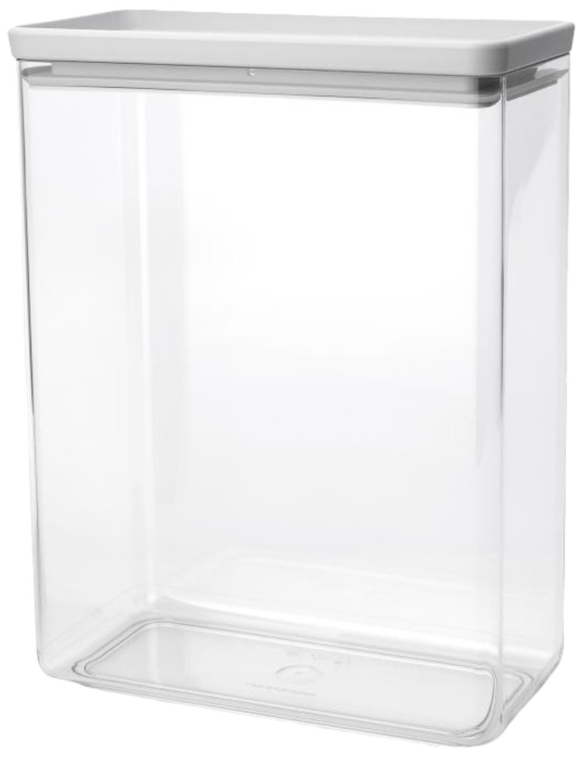 Cutie pentru depozitarea produselor Brabantia - Tasty+ Stackable, 5.4 l, Light Grey