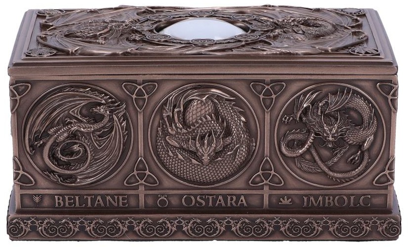 Cutie de depozitare Nemesis Now Gothic: Dragons - Dragons of the Sabbats (Anne Stokes), 14.5 cm