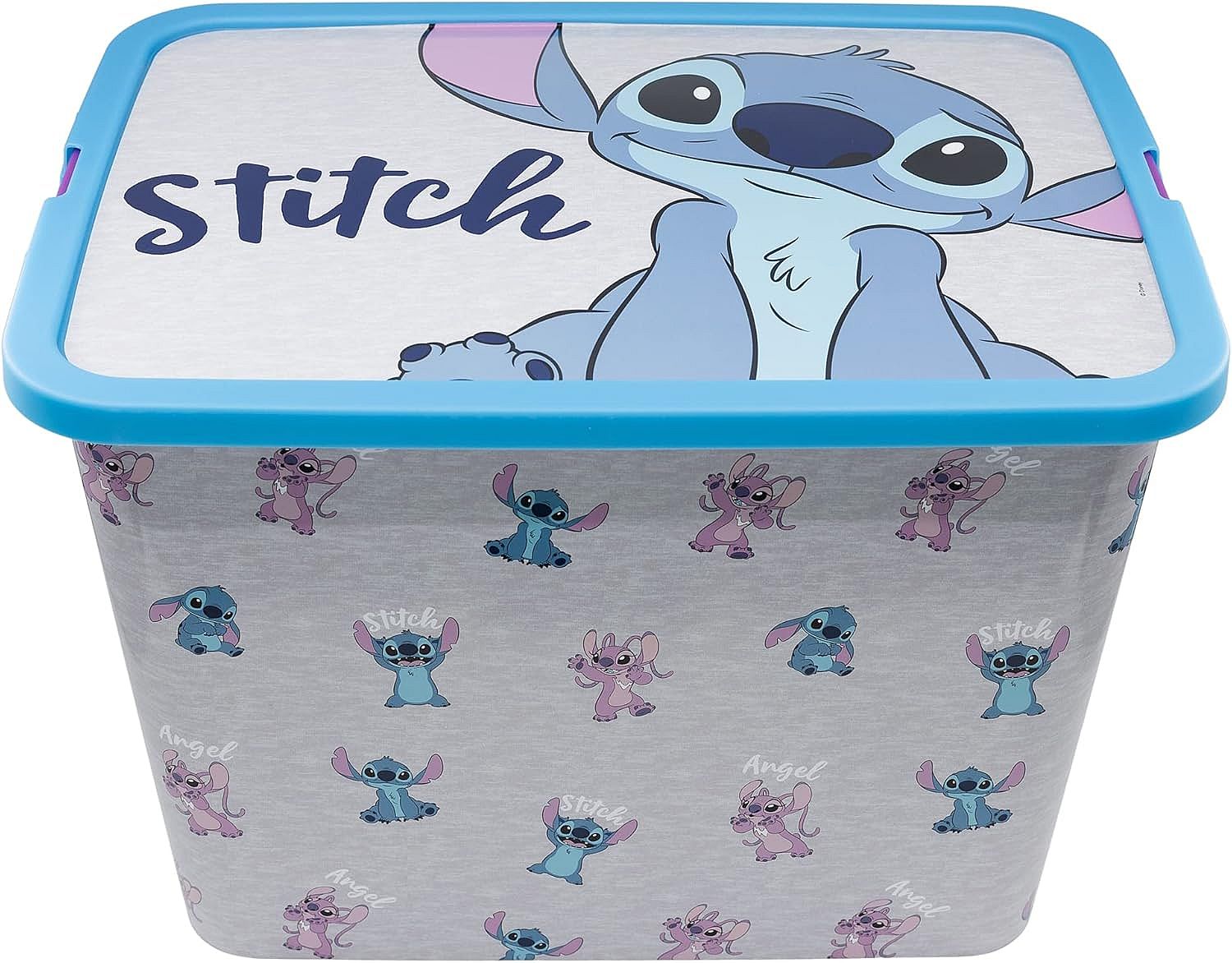 Cutie de depozitare Stor Stitch - Stitch and Angel, 23 l
