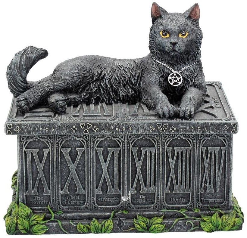 Cutie de tarot Nemesis Now Adult: Gothic - Fortune's Watcher, 17 cm