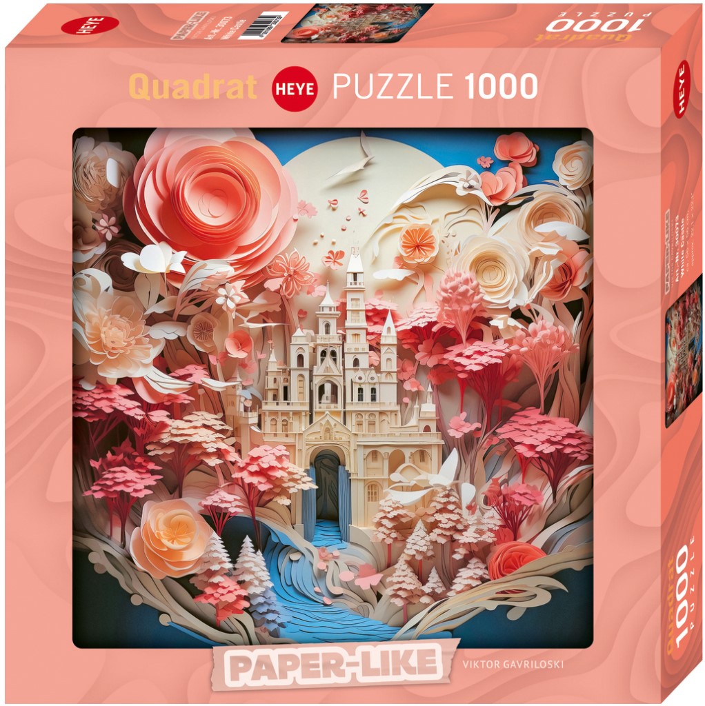 Puzzle pătrat Heye din 1000 piese - Castelul Alb