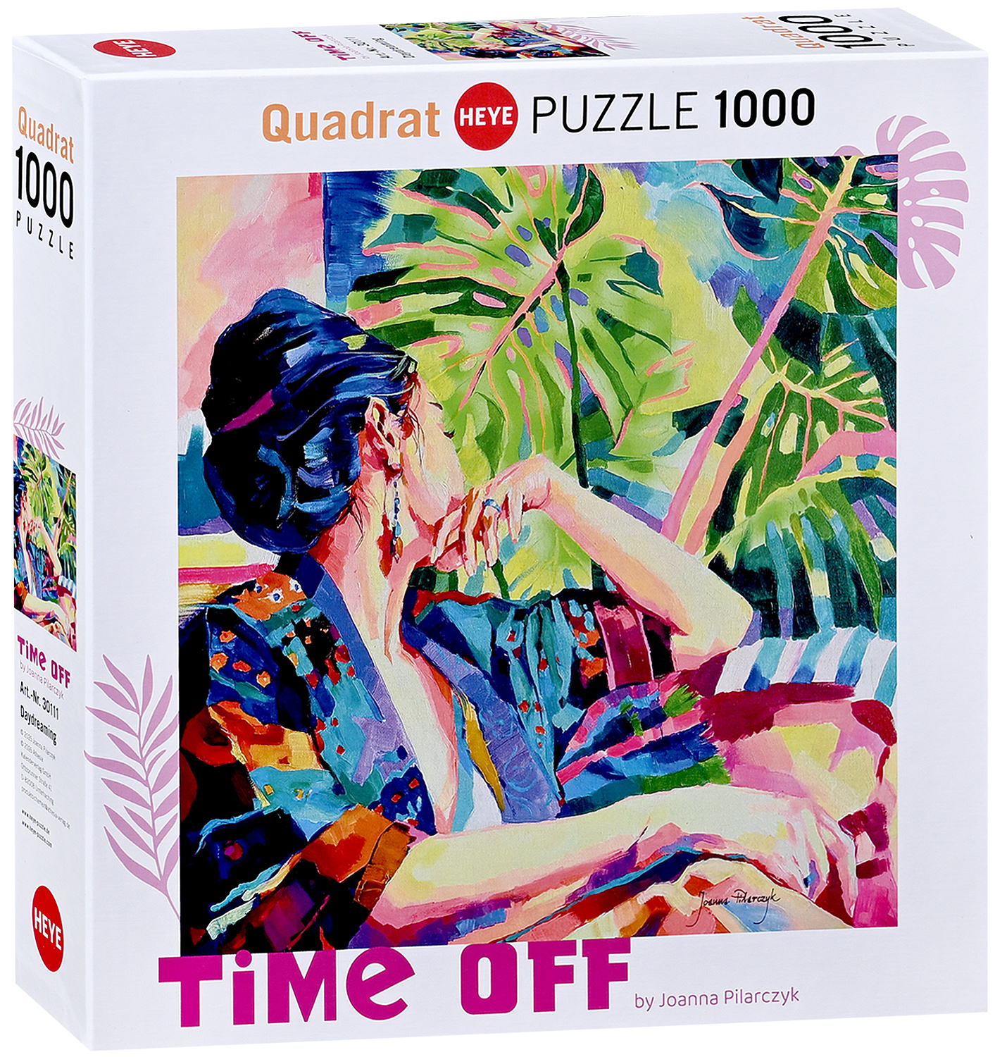 Puzzle pătrat Heye din 1000 piese - Vise și reflecții