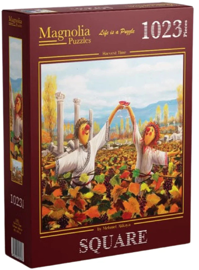 Puzzle pătrat Magnolia din 1023 piese - Timpul recoltei