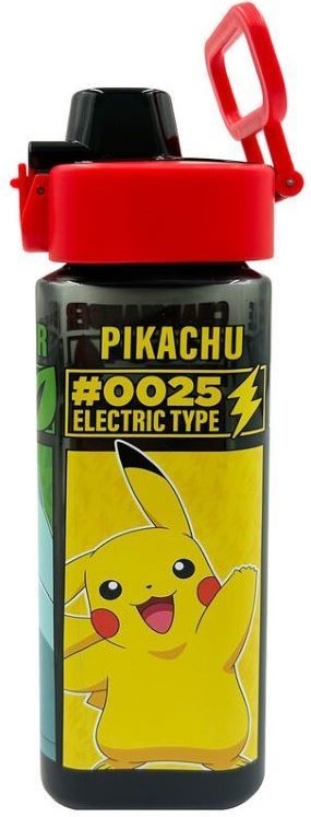 Sticlă pătrată Kids Licensing - Pokémon, 500 ml, sortiment