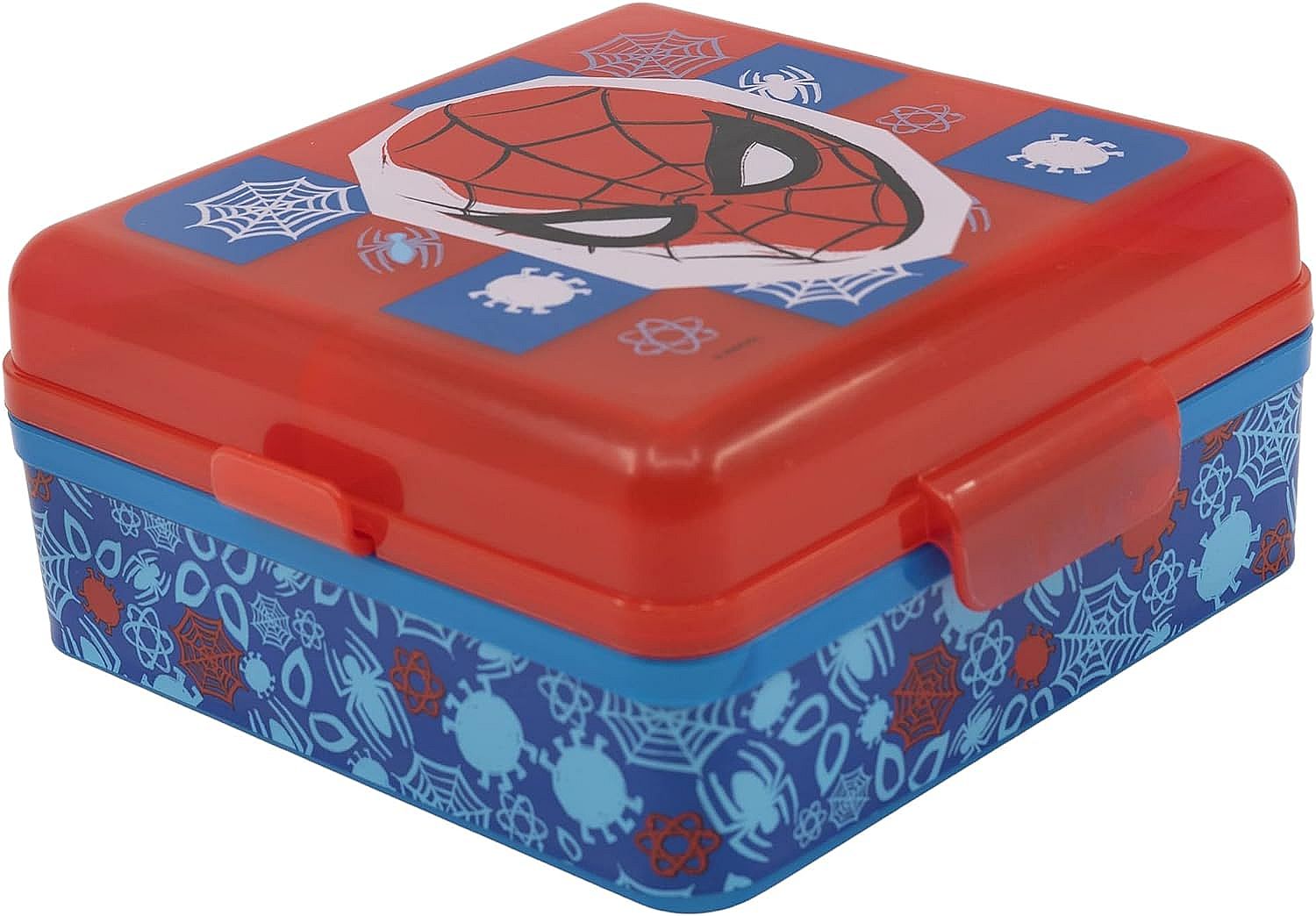 Cutie pătrată pentru mâncare Stor Spider-Man - Cu 3 compartimente