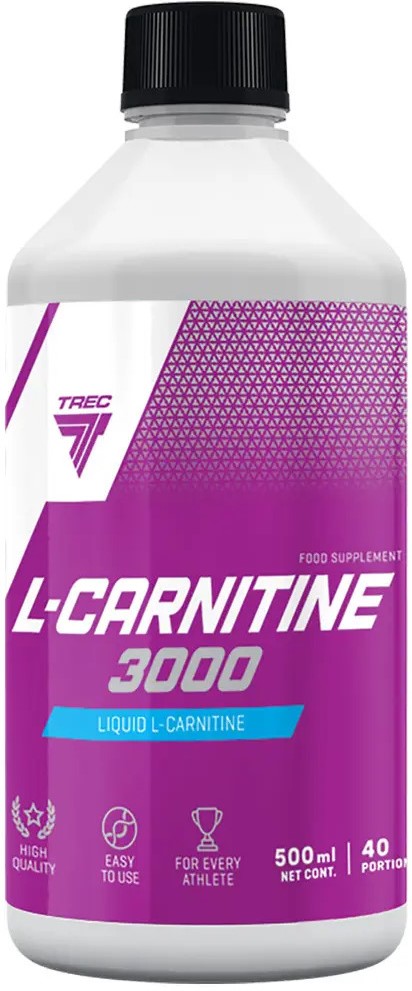 L-Carnitine 3000 Liquid, cireașă, 500 ml, Trec Nutrition