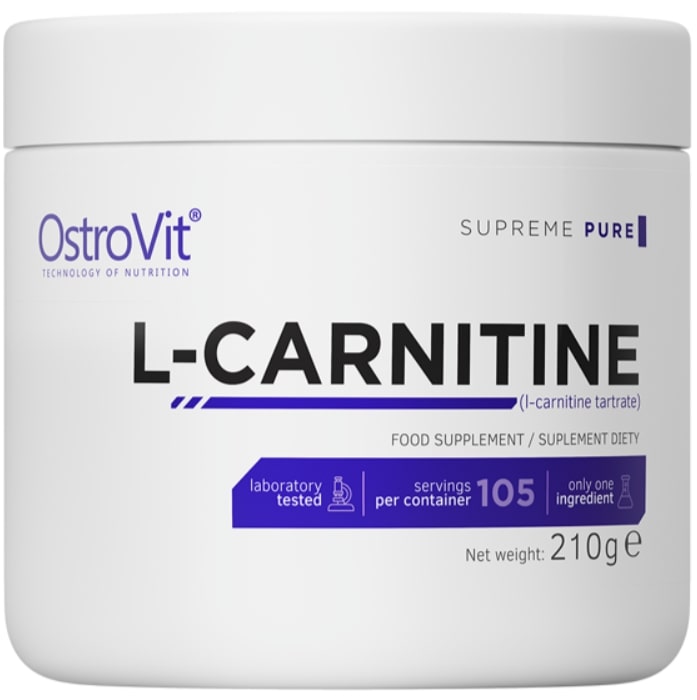 L-Carnitine, fără gust, 210 g, OstroVit