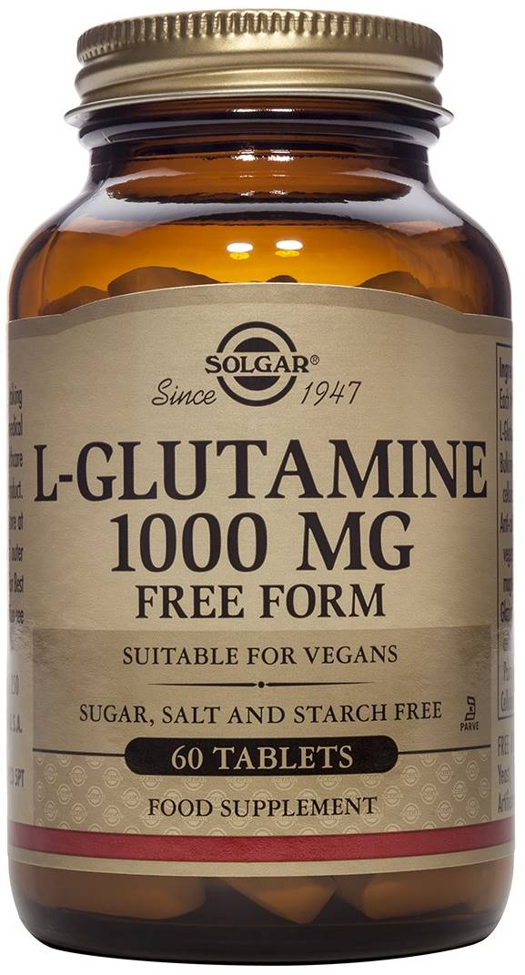 L-Glutamine, 1000 mg, 60 tablete, Solgar