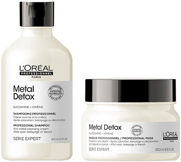L'Oréal Professionnel Metal Detox Set - Șampon și mască pentru păr, 300 + 250 ml