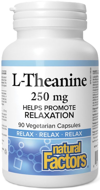 L-Theanine, 250 mg, 90 capsule, Natural Factors