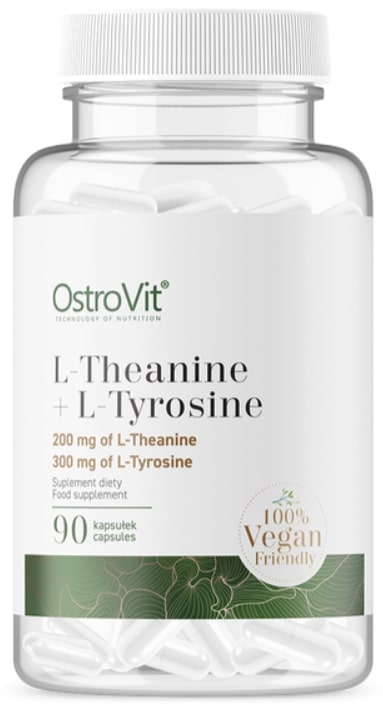 L-Theanine + L-Tyrosine, 90 capsule, OstroVit