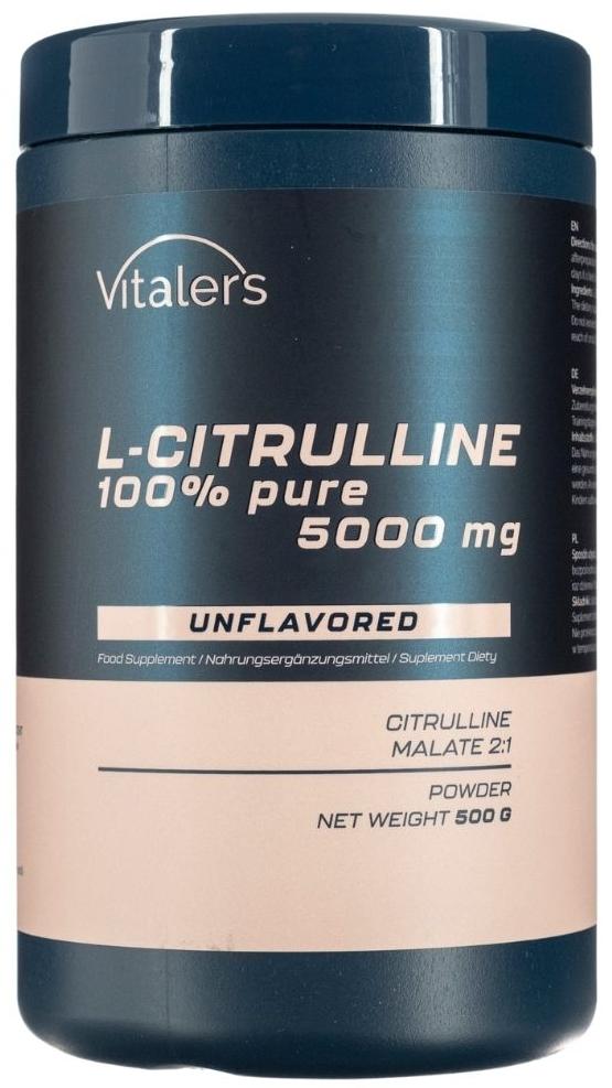 L-Citrulin, 5000 mg, 500 g, Vitaler's