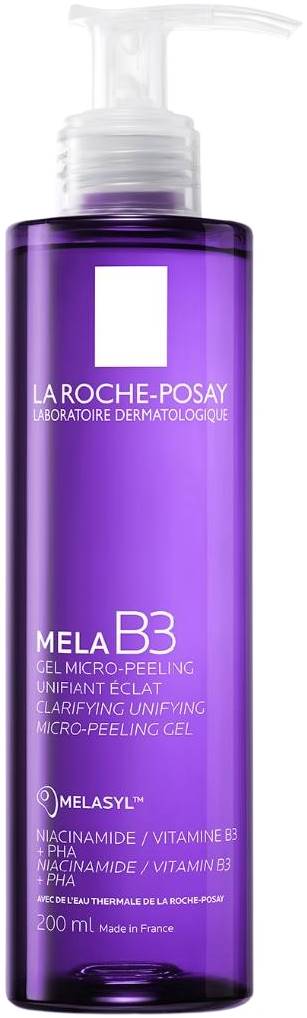 La Roche-Posay Mela B3 Gel de curățare cu micro-peeling împotriva petelor pigmentare, 200 ml