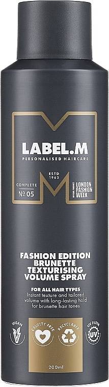 Label.m Fashion Edition Spray de volum texturant pentru brunete, 200 ml