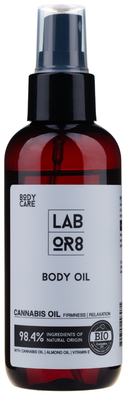 Labor8 Hemp Ulei de cânepă de corp, 130 ml