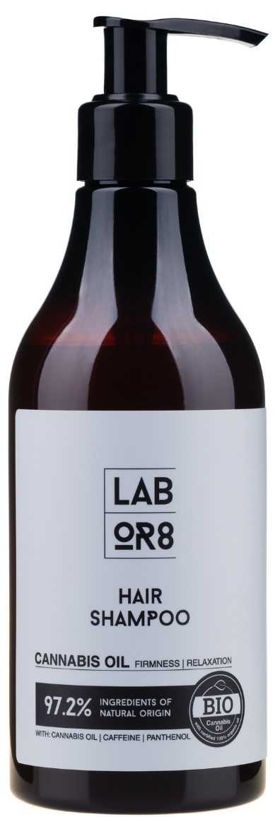 Labor8 Hemp Șampon de păr cu ulei de cânepă, 270 ml