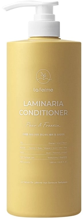 Laferme Laminaria Balsam pentru păr mixt Pear & Freesia, 1000 ml