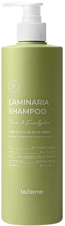 Laferme Laminaria Șampon pentru păr gras Pine & Eucalyptus, 500 ml