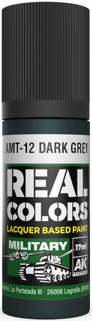 Vopsea lac AK Interactive - AMT Dark Grey (RC978) (17 ml)