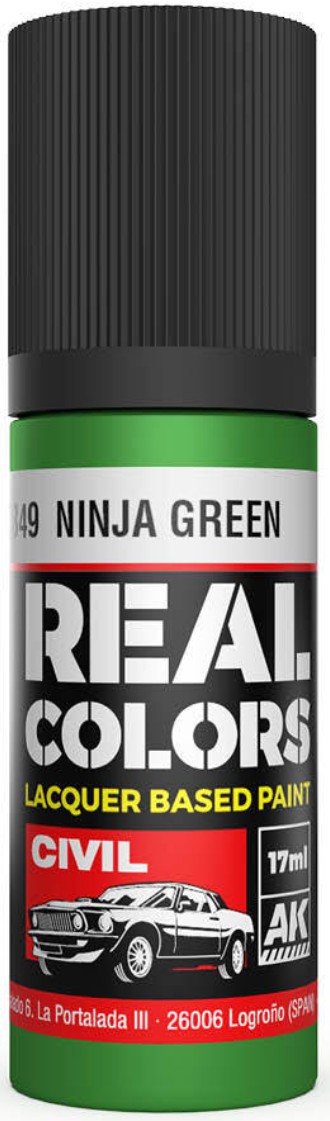 Vopsea lac AK Interactive - Ninja Green (RC849) (17 ml)