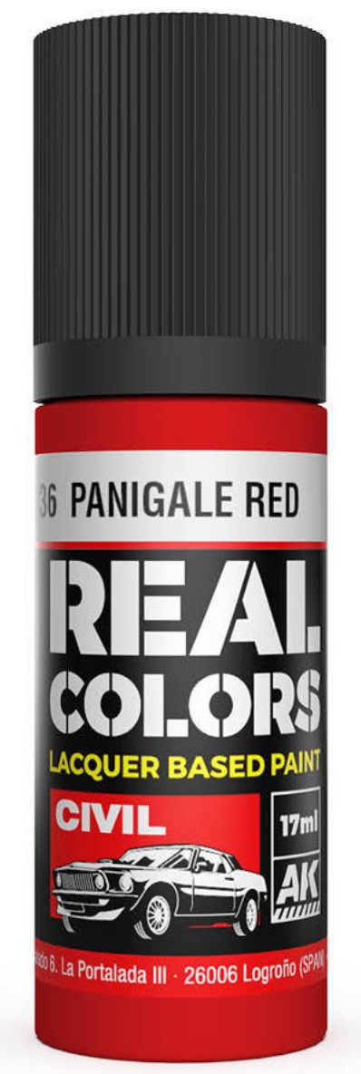 Vopsea lac AK Interactive - Panigale Red (RC836) (17 ml)