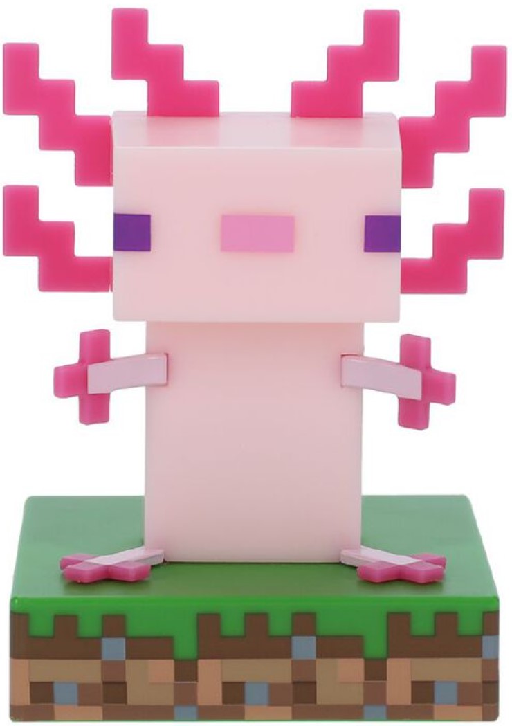 Lampă Paladone Games: Minecraft - Axolotl Icon