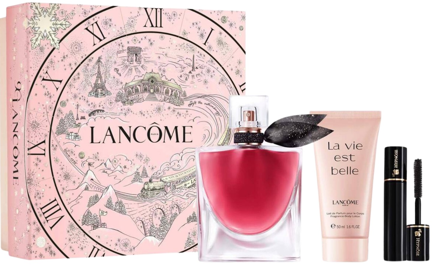 Lancôme Set La Vie Est Belle Elixir - Apă de parfum, Loțiune și Rimel, 2 x 50 + 2 ml
