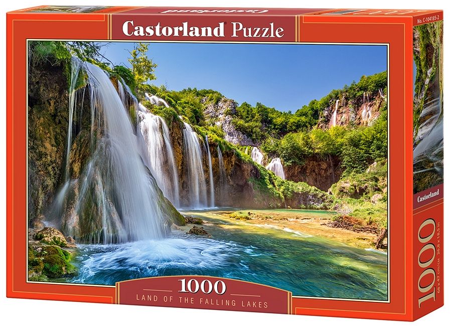 Puzzle Castorland din 1000 de piese - Tara lacurilor cazatoare