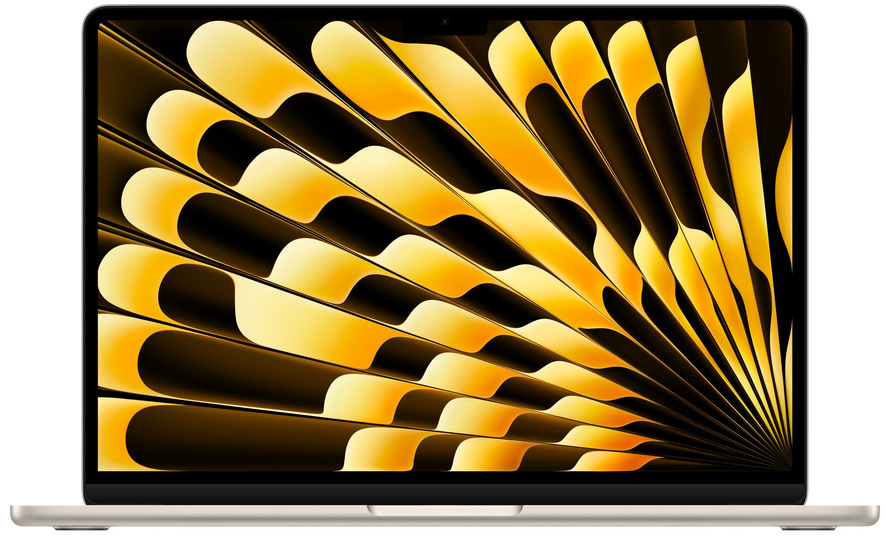 Laptop Apple - MacBook Air 13, 13.6'', CTO, М3 8/8, 16GB/256GB, Starlight