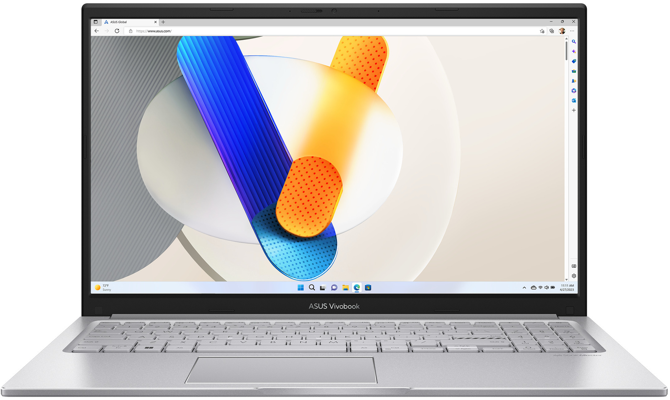 Laptop ASUS - Vivobook X1504VA-BQ1400, 15.6'', FHD, i7, 16GB/2TB, argintiu