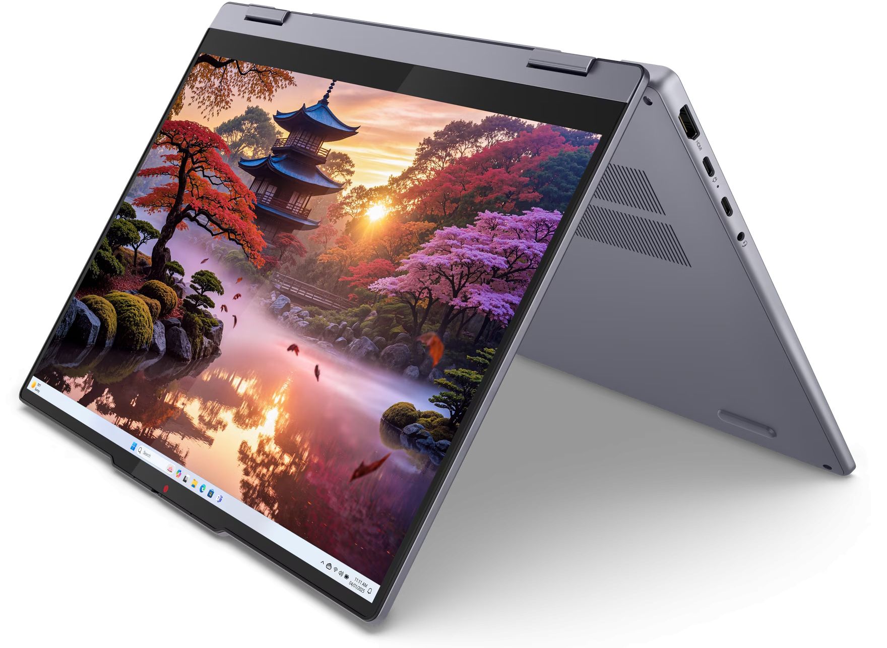 Laptop Lenovo - IdeaPad 5 2in1 14AKP10, 14'', WUXGA, IPS, Ryzen AI 5, 16GB/512GB, Touch