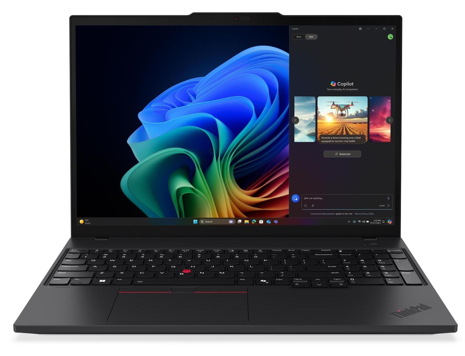 Laptop Lenovo - ThinkPad T16 Gen 4, 16'', WUXGA, Ryzen AI 5 PRO, 32GB/512GB