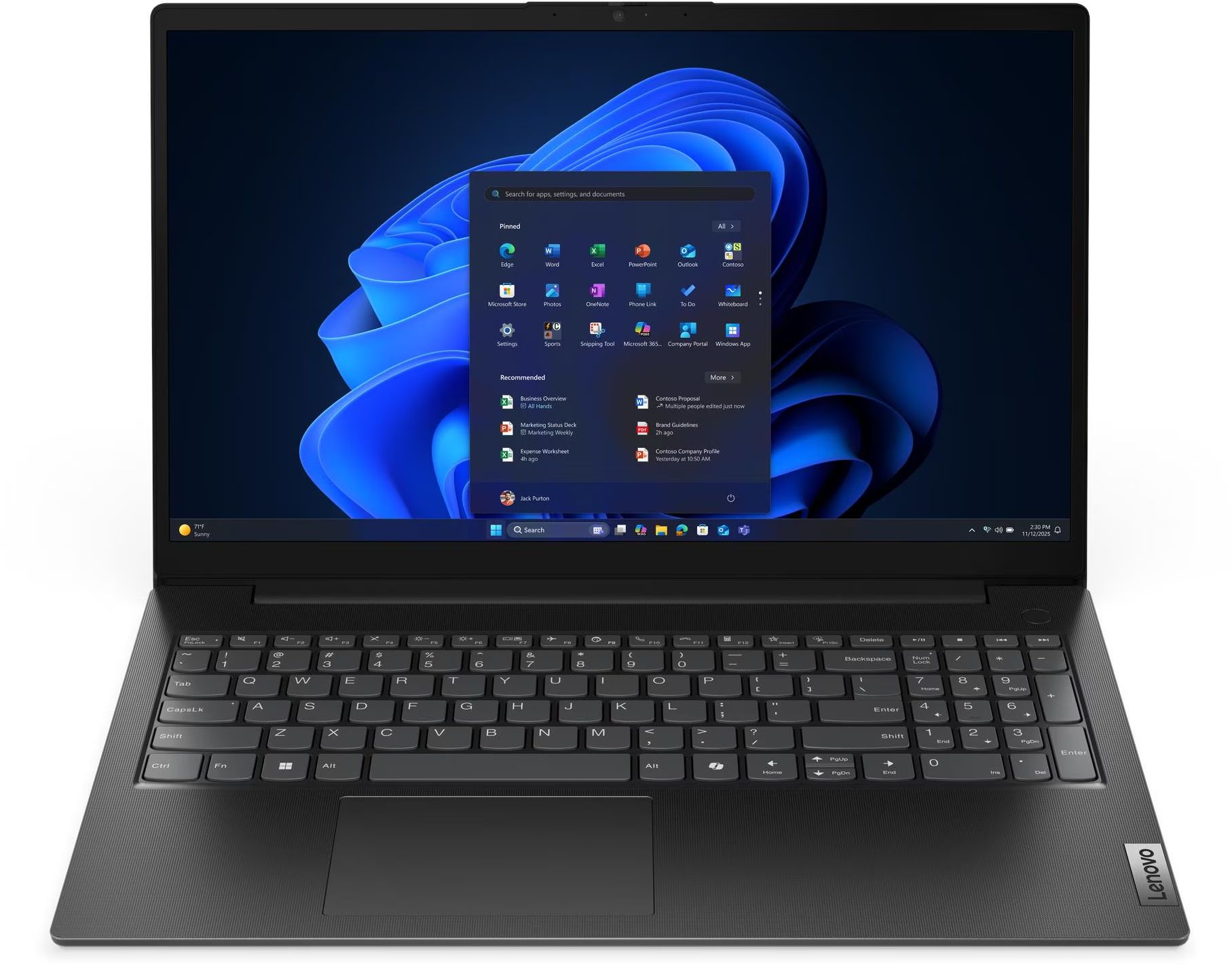 Laptop Lenovo - V15 G6 AMN, 15.6'', FHD, Ryzen 7, 16GB/512GB, negru