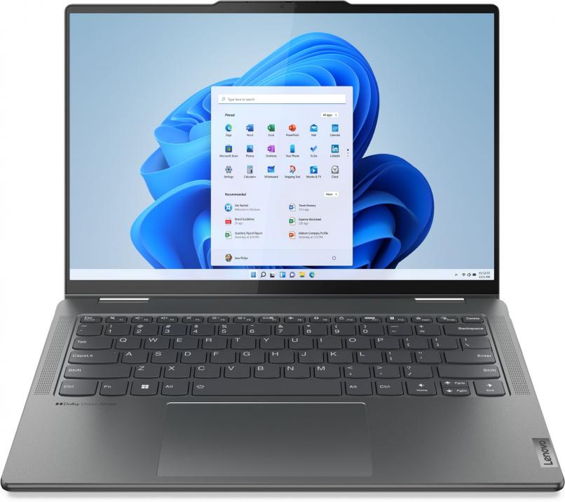 Laptop Lenovo - Yoga 7 14IRL8, 14'', WUXGA, i7, Touch, Storm Grey