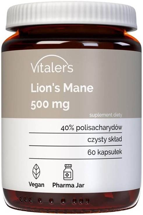 Lion's mane, 500 mg, 60 capsule, Vitaler's