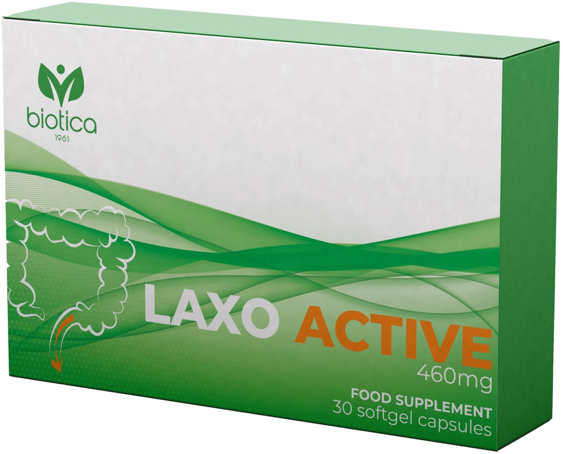 Laxo Active, 460 mg, 30 capsule, Biotica 1961