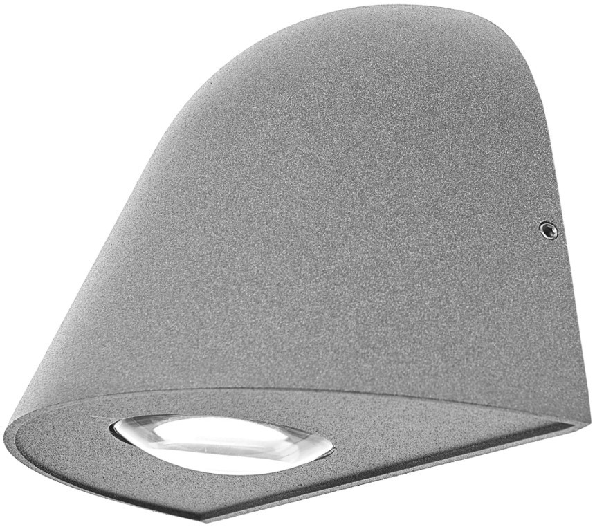 Aplică LED Elbulgaria - Norway, 2859/1w SG, 10W, IP44, 4000K, gri