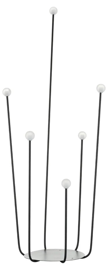 Lampă de grădină LED Elbulgaria - Fungo, 6W, 4000K, IP 44, neagră