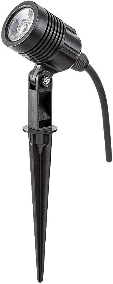 Spot de grădină cu LED Rabalux - Turda 7060, IP 65, F, 3 W, 230 V, 260 lm, 4000 k, negru