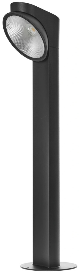 Stâlp de grădină cu LED-uri Elbulgaria - Newton, 2855-fbk, 12W, IP44, 4000K, negru