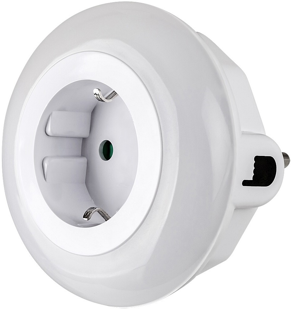 LED lampă de noapte individuală Rabalux - Abel 76011, 0.54W, D8 cm, alb