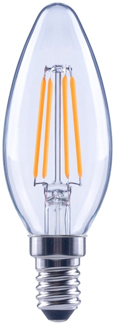 Bec LED Osram - Classic Filament Clear, E14, B40, 2700K, 470 lm
