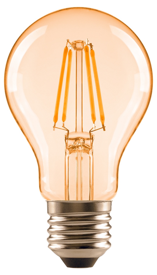 Bec LED Osram  - Classic Filament Gold, E27, A33, 2400K, 380 lm