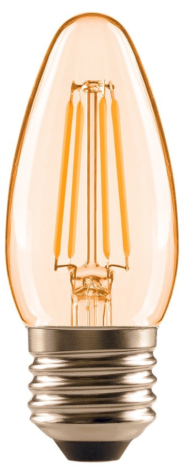 Bec LED Osram  - Classic Filament Gold, E27, B20, 2400K, 200 lm