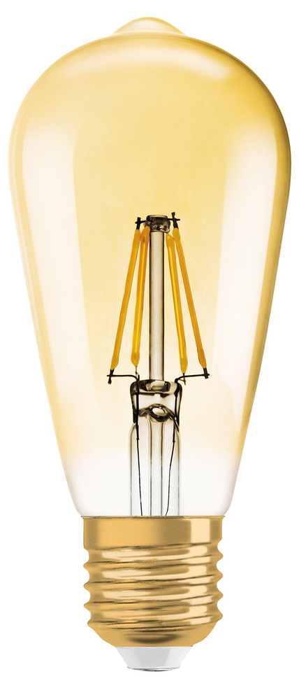 Bec LED Osram – Edison 33 Filament Gold, E27, 2400K, 380 lm