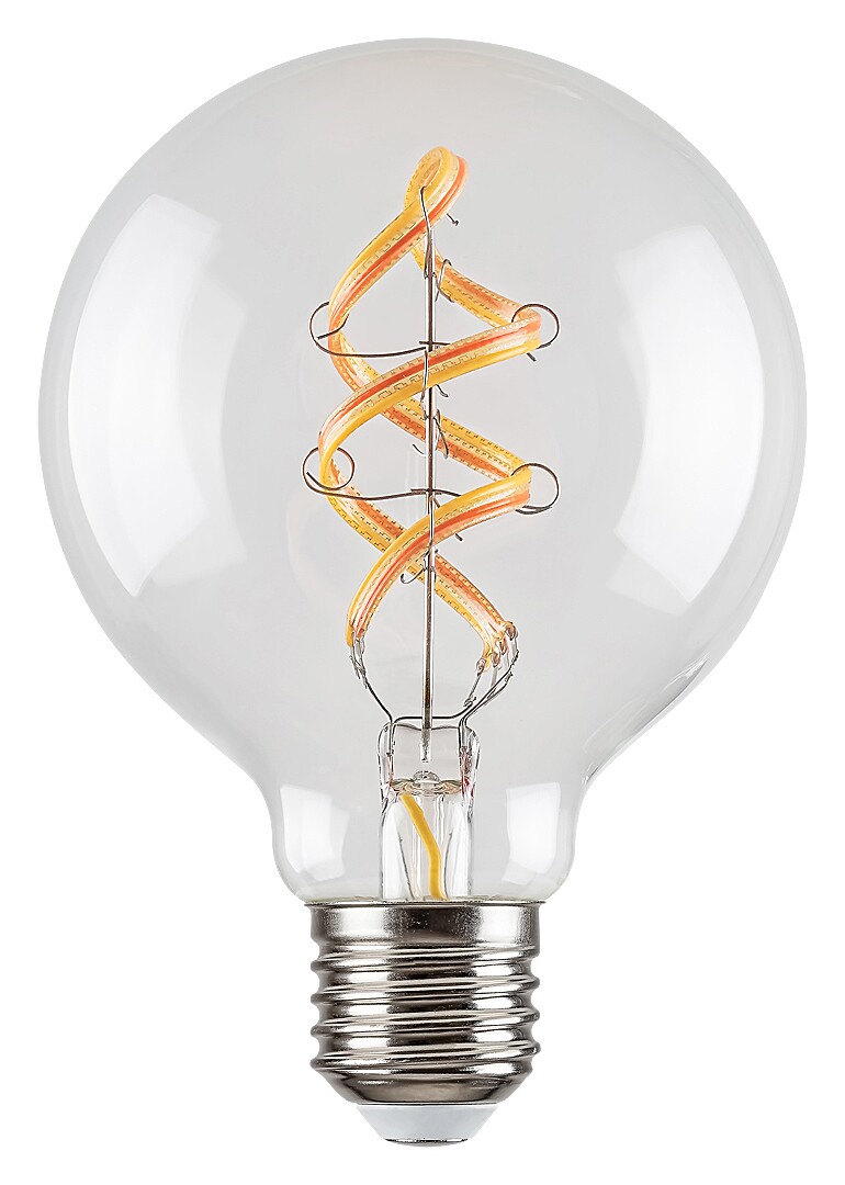 Bec cu LED Rabalux - E27, 4W, G95, 2700K, filament