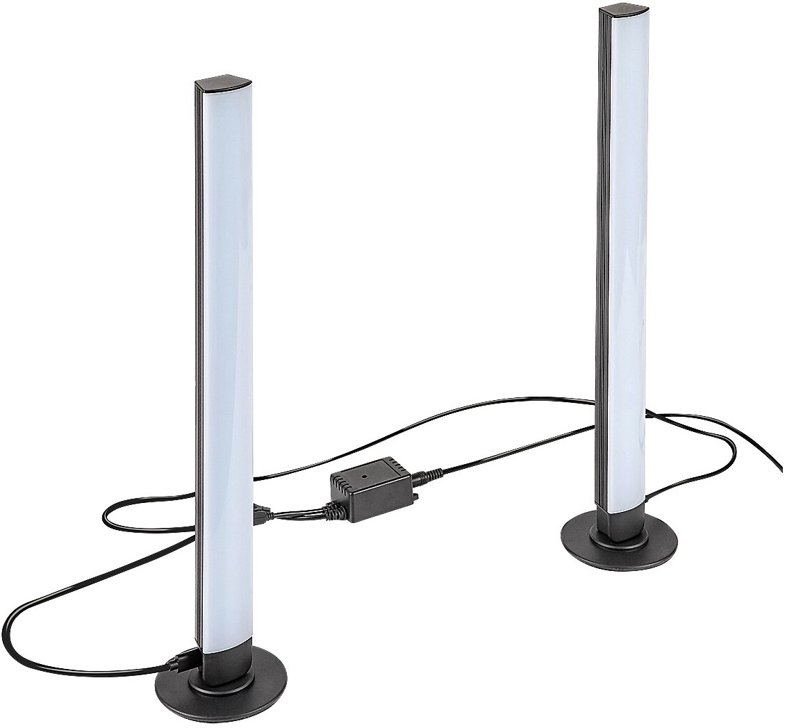 Lampă de birou cu LED Rabalux - Paco 76014, 5W, reglabilă, neagră, 2 buc.