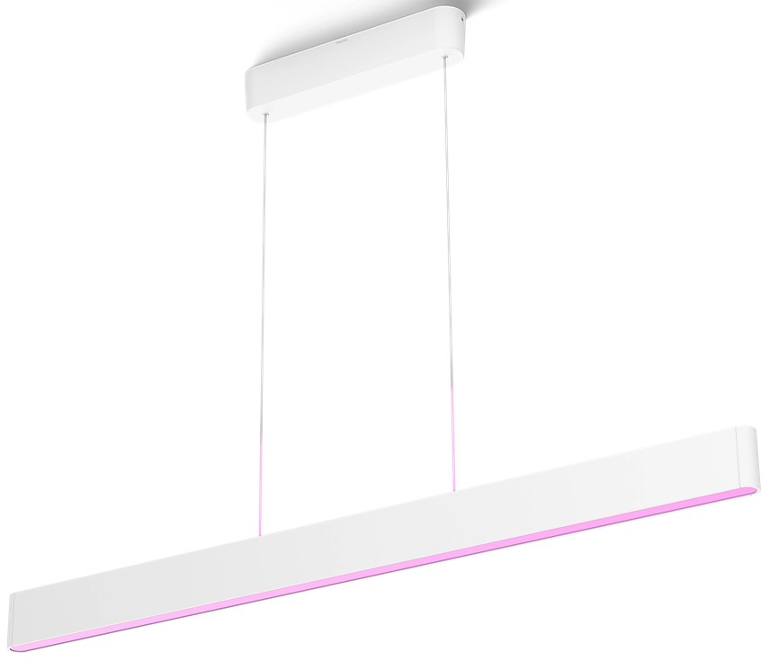 Pendul LED Philips - Hue Ensis, IP20, 79W, dimmer, alb
